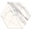 Kép 1/2 - MORNING Bianco Hexagon falburkoló 19,8x17,1x0,8 cm