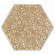 Kép 1/2 - SHINY LINES Gold Hexagon Inserto F falburkoló 19,8x17,1x0,75 cm