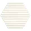 Kép 1/2 - WOODSKIN Bianco Hexagon B falburkoló 19,8x17,1x0,9 cm