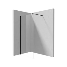 Deante Kerria Plus Nero walk-in zuhanyfal, 100 cm x 200 cm