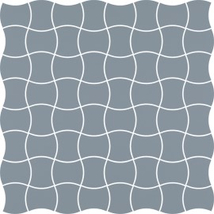 Modernizm Blue mozaik padlóburkoló 30,9x30,9x0,6 cm