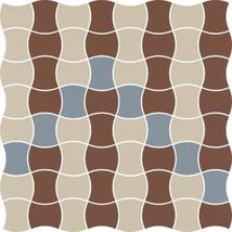 Modernizm Bianco mozaik B padlóburkoló 30,9x30,9x0,6 cm