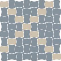 Modernizm Blue mozaik mix padlóburkoló 30,9x30,9x0,6 cm
