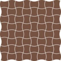 Modernizm Brown mozaik padlóburkoló 30,9x30,9x0,6 cm