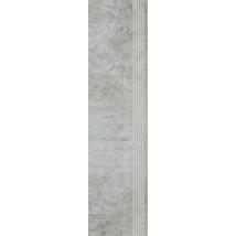 SCRATCH Grys lépcsőlap 29,8x119,8x1 cm
