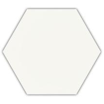 SHINY LINES Bianco Hexagon falburkoló 19,8x17,1x0,75 cm