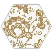 SHINY LINES Gold Hexagon Inserto C falburkoló 19,8x17,1x0,75 cm