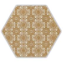 SHINY LINES Gold Hexagon Inserto E falburkoló 19,8x17,1x0,75 cm