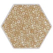 SHINY LINES Gold Hexagon Inserto F falburkoló 19,8x17,1x0,75 cm