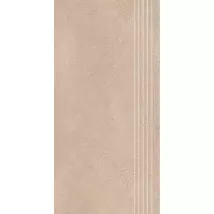 SILKDUST Beige matt lépcsőelem 29,8x59,8x0,9 cm