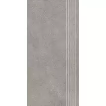 SILKDUST Grys matt lépcsőelem 29,8x59,8x0,9 cm
