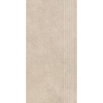 SILKDUST Light Beige matt lépcsőelem 29,8x59,8x0,9 cm