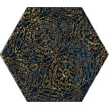 URBAN COLOURS Blue Hexagon A falburkoló dekor 19,8x17,1x0,8 cm