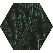 URBAN COLOURS Green Hexagon falburkoló dekor 19,8x17,1x0,8 cm