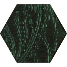 URBAN COLOURS Green Hexagon falburkoló dekor 19,8x17,1x0,8 cm