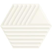 WOODSKIN Bianco Hexagon C falburkoló 19,8x17,1x0,9 cm