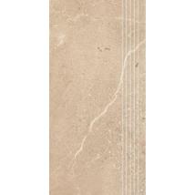 SUNNYDUST Beige matt lépcsőelem 29,8x59,8x0,9 cm