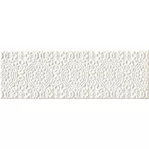 Arté Blanca Bar White D falburkoló dekor 7,8x23,7 cm