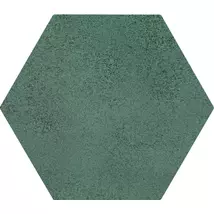 Arté Burano Green Hex falburkoló dekor 11x12,5 cm