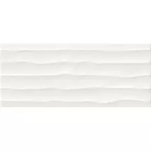 Valore Surface White DC Waves 3D falburkoló dekor  25x60 cm