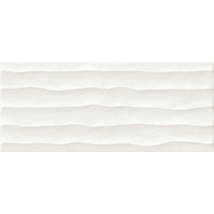 Valore Surface White DC Waves 3D falburkoló dekor  25x60 cm