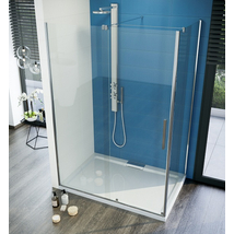 Wasserburg TWIN Szögletes zuhanykabin 80cm x 120cm x 195cm