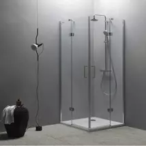 ATLAS TKK 90/átlátszó Brill szögletes nyíló ajtós zuhanykabin