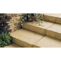 Semmelrock Bradstone Old Town lépcsőelem homok (45x35x10cm)