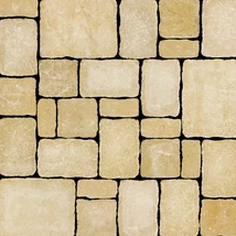 Semmelrock Castello Antico kombi homoksárga (12,5x6,2, 12,5x12,5, 18,7x12,5, 25x18,7)x6cm