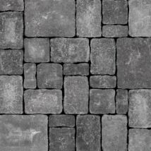 Semmelrock Castello Antico kombi szürke-fekete (12,5x6,2, 12,5x12,5, 18,7x12,5, 25x18,7)x6cm
