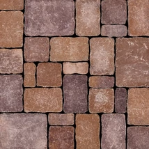 Semmelrock Castello Antico kombi vörös-barna (12,5x6,2, 12,5x12,5, 18,7x12,5, 25x18,7)x6cm