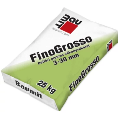 Baumit FinoGrosso beltéri gipszes glettvakolat 25 kg