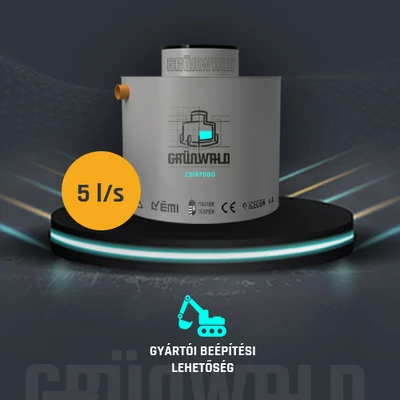 Grünwald Zsírleválasztó berendezés  5 l/s
