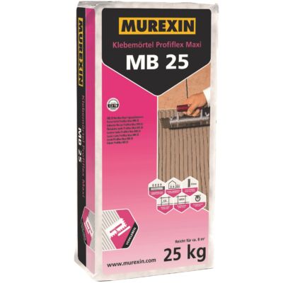 Murexin MB 25 Profiflex Maxi középágyazású ragasztóhabarcs 25 kg