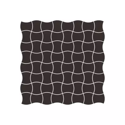 Modernizm Nero mozaik padlóburkoló 30,9x30,9x0,6 cm