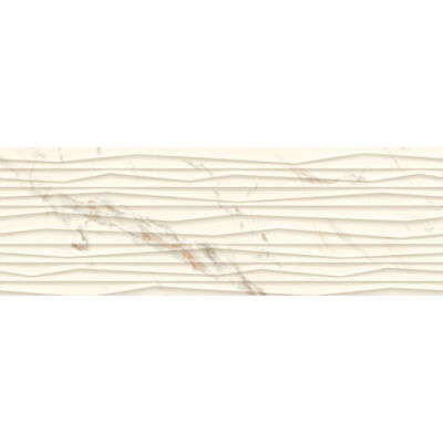SERENE Bianco Struktura matt falburkoló 25x75x0,9 cm