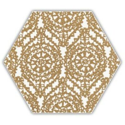 SHINY LINES Gold Hexagon Inserto A falburkoló 19,8x17,1x0,75 cm