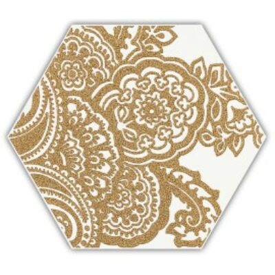 SHINY LINES Gold Hexagon Inserto B falburkoló 19,8x17,1x0,75 cm