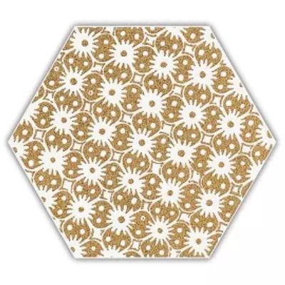 SHINY LINES Gold Hexagon Inserto D falburkoló 19,8x17,1x0,75 cm