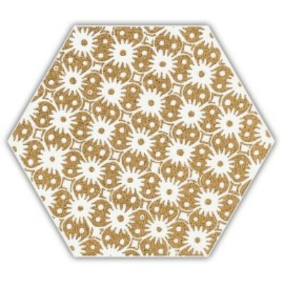 SHINY LINES Gold Hexagon Inserto D falburkoló 19,8x17,1x0,75 cm