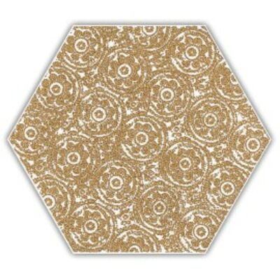 SHINY LINES Gold Hexagon Inserto F falburkoló 19,8x17,1x0,75 cm