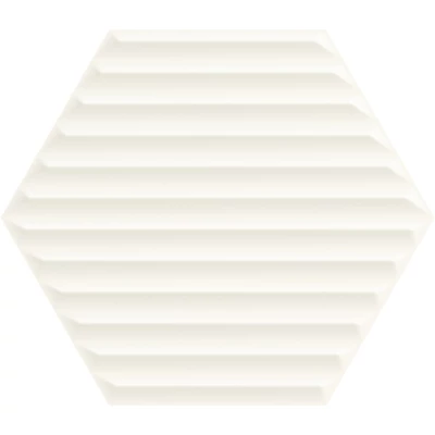 WOODSKIN Bianco Hexagon B falburkoló 19,8x17,1x0,9 cm
