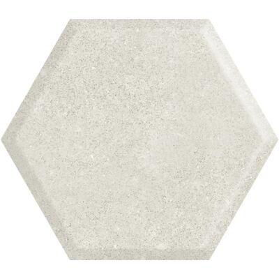WOODSKIN Bianco Hexagon A falburkoló 19,8x17,1x0,9 cm
