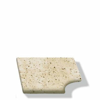 Semmelrock Travero medence szegély sarokelem homokkő (45x45x3,5cm)