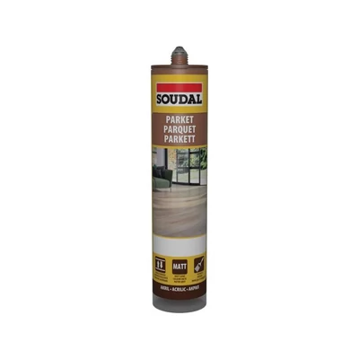 SOUDAL Parkettatömítő merbau 280ml - Festhető/Lakkozható