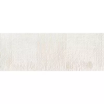 Tubadzin Grunge White STR falburkoló dekor 32,8x89,8 cm