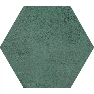 Arté Burano Green Hex falburkoló dekor 11x12,5 cm