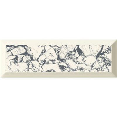 Arté Senza Vein Bar White Dekor falburkoló dekor 7,8x23,7 cm