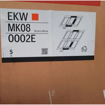 Velux EKW kombi 3-as burkolókeret középső része MK08 78x140cm a=10cm - GYŐR