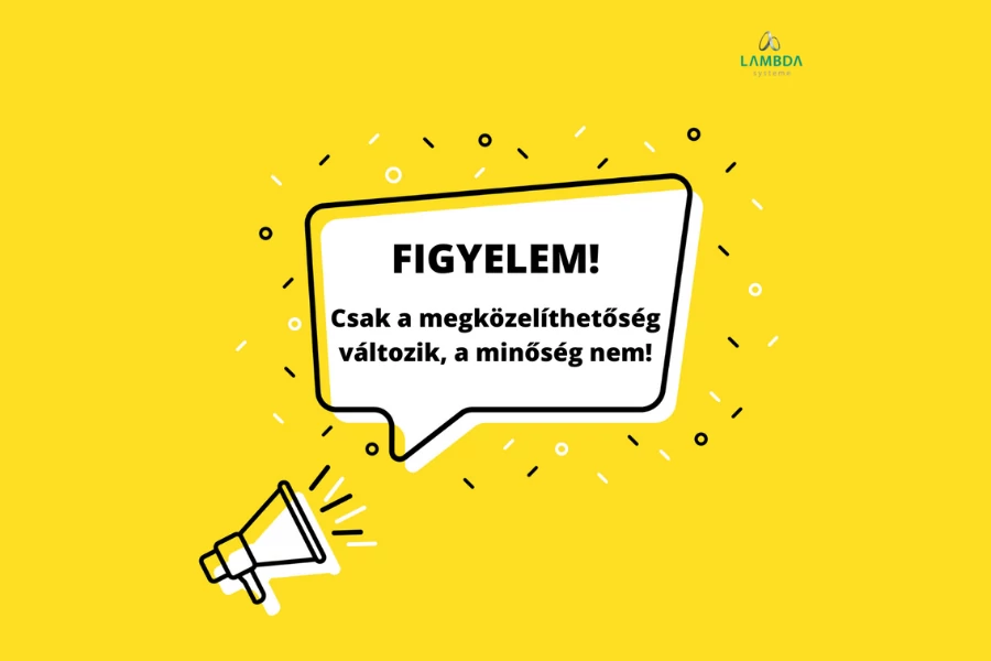 Megközelíthetőség változás